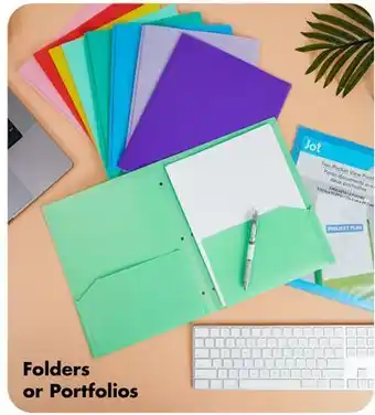 Dollar Tree Folders or Portfolios offer