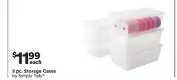 Michaels 5 pc. Storage Cases by Simply Tidy offer