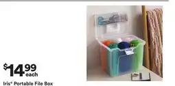 Michaels Iris Portable File Box offer