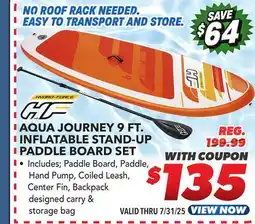 Big 5 Hydro-Force Aqua Journey 9' Inflatable Stand-Up Paddle Board Set offer