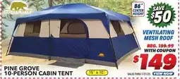 Big 5 Golden Bear Pine Grove 10-Person Cabin Tent offer