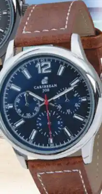 Big 5 Caribbean Joe Men's Smooth Strap Watch offer