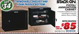 Big 5 Stack-On Steel Pistol/Ammo Cabinet offer