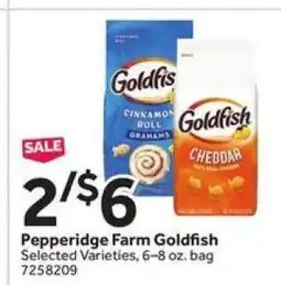 Stop&Shop Pepperidge Farm Goldfish offer