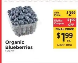 ShopRite Organic Blueberries offer