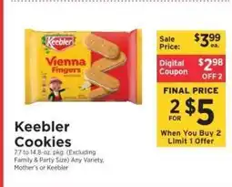 ShopRite Keebler Cookies offer