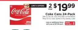 ShopRite Coke Cans 24-Pack offer