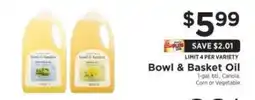 ShopRite Bowl & Basket Oil offer