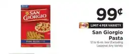 ShopRite San Giorgio Pasta offer