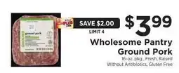 ShopRite Wholesome Pantry Ground Pork offer