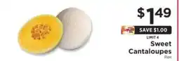 ShopRite Sweet Cantaloupes offer
