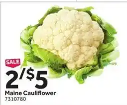 Stop&Shop Maine Cauliflower offer
