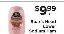 ShopRite Boar's Head Lower Sodium Ham offer