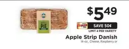ShopRite Apple Strip Danish offer