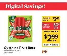 ShopRite Outshine Fruit Bars offer