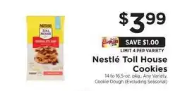 ShopRite Nestlé Toll House Cookies offer