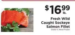 ShopRite Fresh Wild Caught Sockeye Salmon Fillet offer