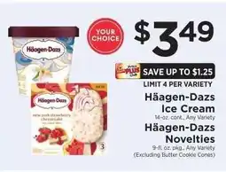 ShopRite Häagen-Dazs Ice Cream & Novelties offer