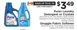 ShopRite Purex Laundry Detergent or Crystals offer