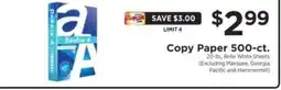 ShopRite Copy Paper 500-ct offer
