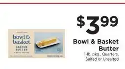 ShopRite Bowl & Basket Butter offer