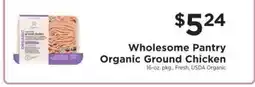 ShopRite Wholesome Pantry Organic Ground Chicken offer