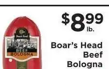ShopRite Boar's Head Beef Bologna offer