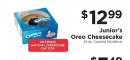 ShopRite Junior's Oreo Cheesecake offer