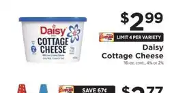 ShopRite Daisy Cottage Cheese offer