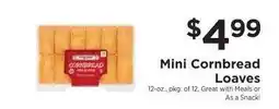 ShopRite Mini Cornbread Loaves offer