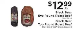 ShopRite Black Bear Roast Beef offer