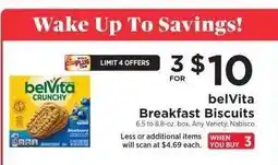 ShopRite belVita Breakfast Biscuits offer
