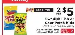 ShopRite Swedish Fish or Sour Patch Kids offer