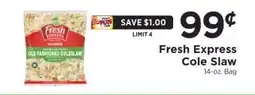 ShopRite Fresh Express Cole Slaw offer