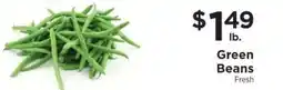 ShopRite Green Beans offer