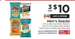 ShopRite Herr's Snacks offer