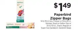 ShopRite Paperbird Zipper Bags offer