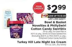 ShopRite Bowl & Basket Novelties & PhillySwirl Cotton Candy SwirlStix offer