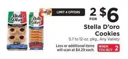 ShopRite Stella D'oro Cookies offer