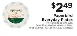 ShopRite Paperbird Everyday Plates offer
