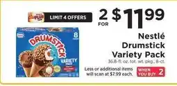 ShopRite Nestlé Drumstick Variety Pack offer