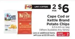 ShopRite Cape Cod or Kettle Brand Potato Chips offer