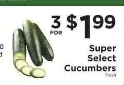 ShopRite Super Select Cucumbers offer