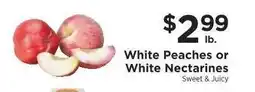 ShopRite White Peaches or White Nectarines offer