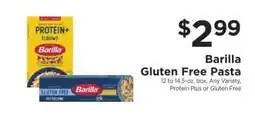 ShopRite Barilla Gluten Free Pasta offer