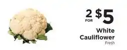 ShopRite White Cauliflower offer