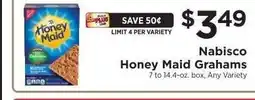 ShopRite Nabisco Honey Maid Grahams offer