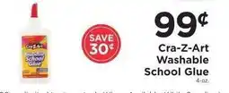 ShopRite Cra-Z-Art Washable School Glue offer