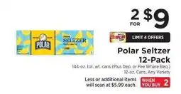 ShopRite Polar Seltzer 12-Pack offer