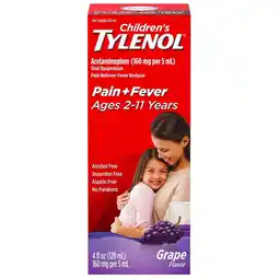 Walgreens Pain + Fever Relief Cold Medicine Grape offer